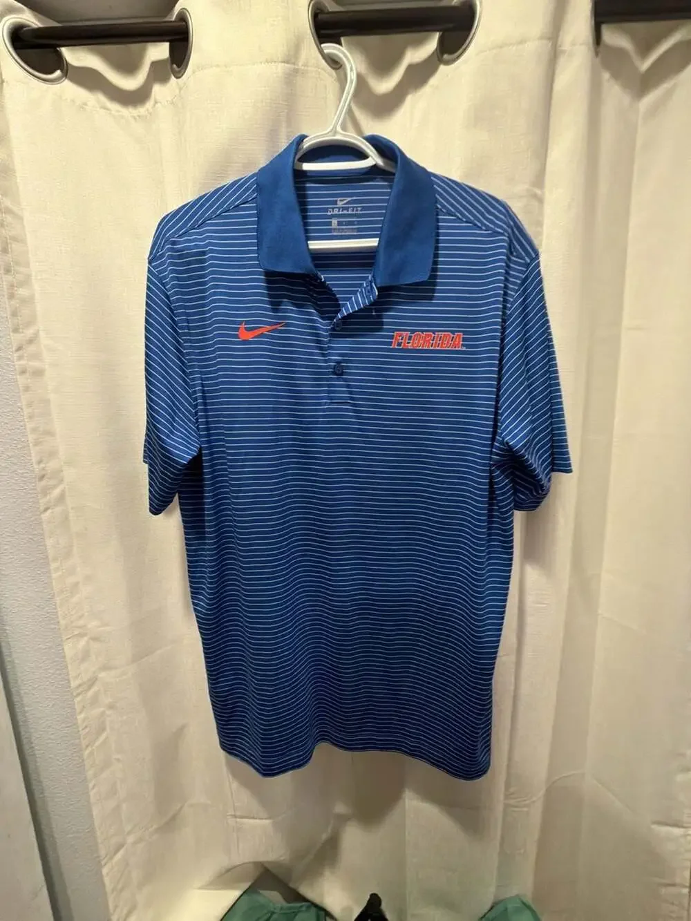 Nike Florida Gators Dri-FIT Stadium Stripe Performance Polo Shirt